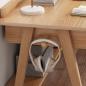 Preview: Großhandel B2B Massivholz Arbeits Tisch Computer Schreibtisch 120cm Kautschuk Set mit Stuhl